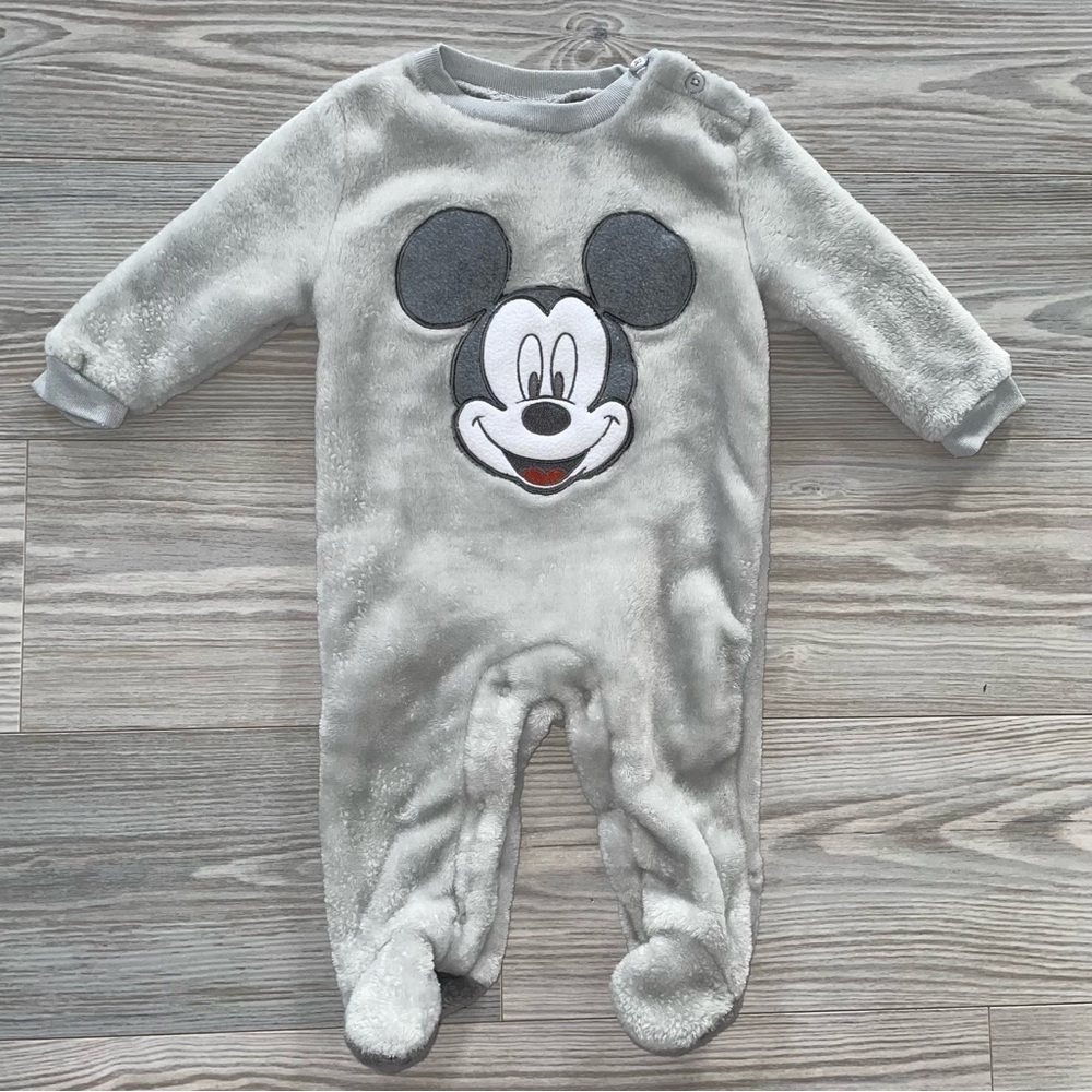 Disney Baby Boys 0–3 Months Fleece Sleep and Play Sleeper